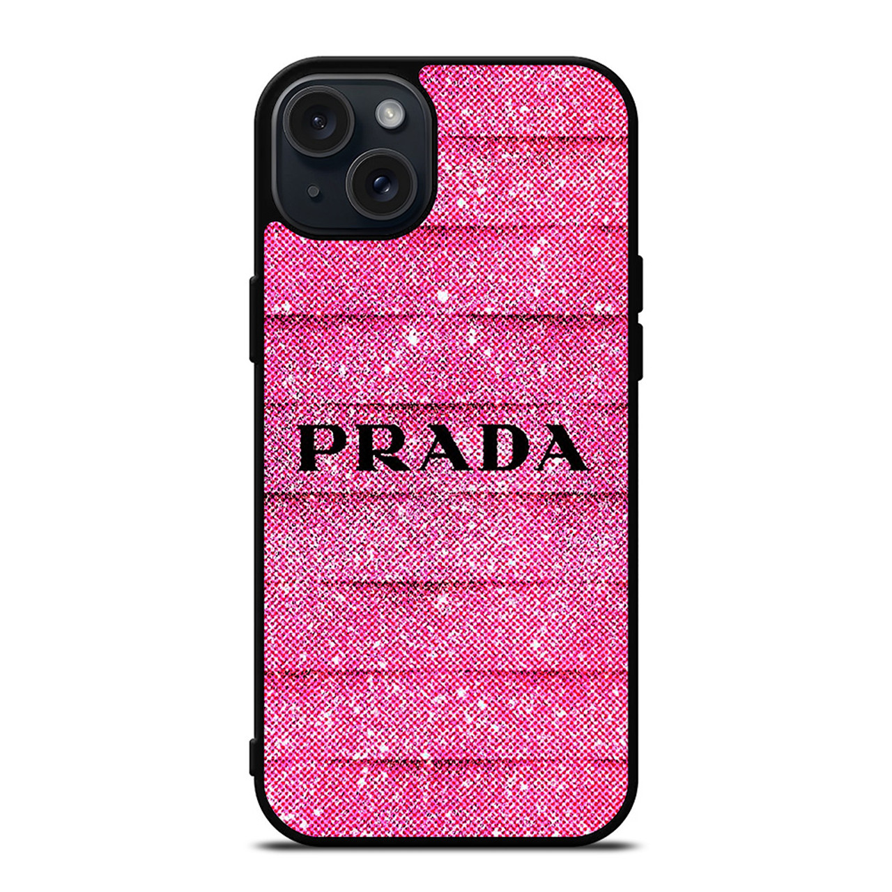 PRADA PINK DIAMOND iPhone 15 Plus Case Cover